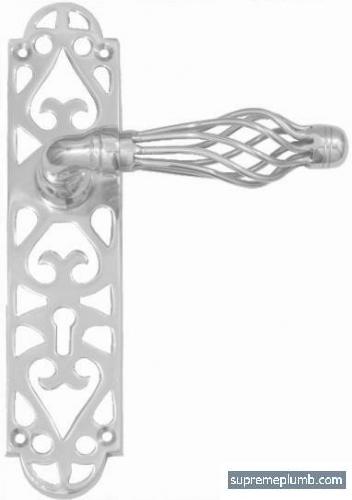 Jali Fretwork Lever Lock - Chrome Plated - DISCONTINUED 